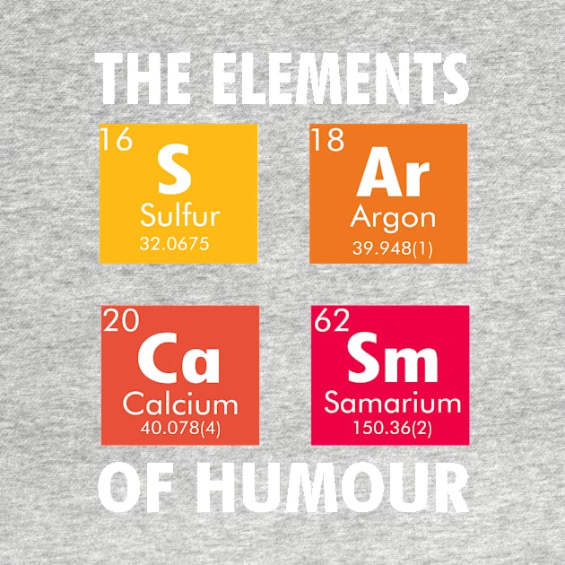 The elements sulfur argon calcium samarium by TEEPHILIC